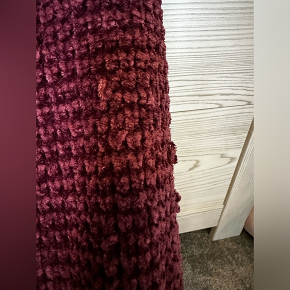 Burgundy Knit Sweater Size Small - Picture 2 of 4